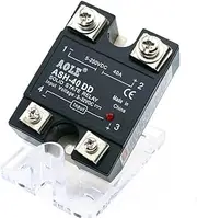 WerFamily SSR Solid State Relay SSR-40DD DC-DC 3-32V DC / 5-250V DC / 40A