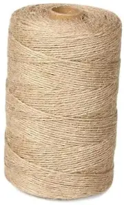 PerkHomy 1100 Feet Jute Twine String 2mm Natural 1100 Feet (335M) 2mm (1/12 In)