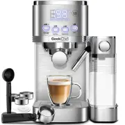 For Espresso and Cappuccino Machine Automatic Milk Frother,20Bar Espresso Maker
