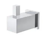Clark QUATRO ROBE HOOK 48mm Projection, Polished Chrome Finish *Australian Brand