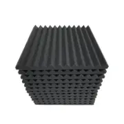 12/ 24X Studio Acoustic Foam Sound Absorbtion Proofing Panel Wedge 30cm Karaoke