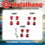 Nolathane Spring eye & shackle bush kit for FORD COURIER PE PF PG 4CYL 2WD (for: Ford)
