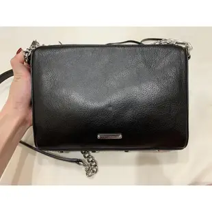 (二手)Rebecca minkoff avery黑色銀鍊包