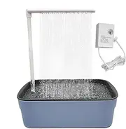 Bird Automatic Bathtub - Bird Shower Bathing Tubs | PP Pet Bath Tub, Indoor Fountain Bird Bath with Running Water, Convenient Quiet Pet Pool Bathing Toy, Parrot Automatic Bathtub for Friends Families