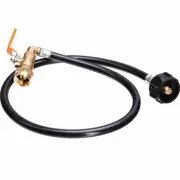 Propane Refill Adapter Hose 36’’with ON-Off Control for1LB Tank 350PSI QCC Type1