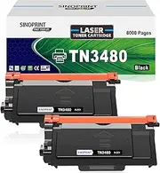 SINOPRINT TN3480 TN-3480 Toner Compatible with Brother TN3480 TN 3480 TN-3430 TN3430 TN 3430 Toner for Brother HL-L5100DN MFC-L5750DW HL-L5000D HL-L5200DW HL-L6400DW MFC-L57750DW 000DN 00DN -L5700DW