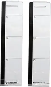 LIGHTAOTAO 2Pcs Clear Memo Boards for Computer Monitor Transparent Message Notes Reminder for Office Desktop Easy to Install Design Keeps Workspace Organized