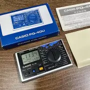 Casio Clock PQ-40U Travel Alarm Clock World Time Zones NEW NOS NIB