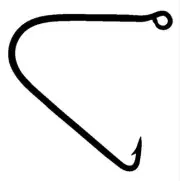 Mustad Pike Hook, Special Bend, Forged - Bronze 10