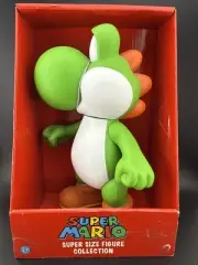 Super Mario Bros. Super Size Vinyl Green Yoshi 9 Inch Figure Nintendo 2009