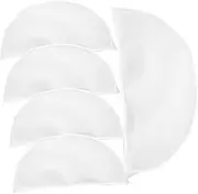 ABOOFAN 5Pcs Transparent Clothes Covers for Jackets Coats Suits Washable Garment Dust Protectors Storage Bags for Clothing Travel Closet Use