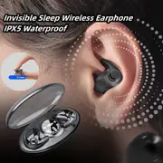 Invisible Sleep Wireless Earphone Noise Cancelling TWS Bluetooth 5.3 Headphones Hidden Earbuds IPX5 Waterproof Sports Headset