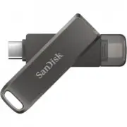 SanDisk 64GB iXpand Luxe Flash Drive - (Lightning) and USB-C