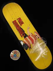 RARE SIGNED Primitive Skateboard Deck Paul Rodriguez Bullets Mexican Blanket