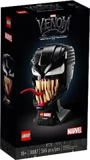 New & Sealed Lego Marvel Spiderman Venom Head Bust Retired Collectible Set 76187