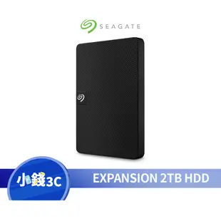 【Seagate 希捷】EXPANSION 2TB 超薄行動硬碟【小錢3C】