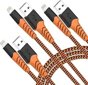 HARIBOL iPhone Charging Cable, Lightning Cable 3Pack 1M - MFi Certified iPhone Charger Cable, USB to Lightning Cable- Durable Braided iPhone Cable for 14 13 12 11 Pro Max Mini XS XR X 8 7 Plus iPad