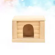 Hamster Flat-topped Lodge Shelter House Cute Hideaway Home Mouse Hut
