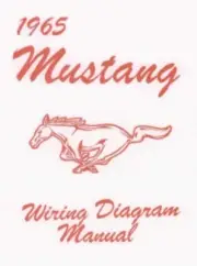 MUSTANG 1965 Wiring Diagram Manual 65