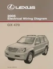 2005 Lexus GX 470 Wiring Diagrams Schematics Layout Factory OEM