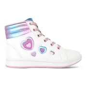 Clarks Kids Dayana Sneakers White Standard+ Fit (EU 24-31)