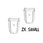 2x Small Cups Accessories for Nutribullet Nutri Bullet Replacement Extra Spare