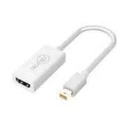 Cruxtec Mini DisplayPort to HDMI Adapter -- 4K ( 3840X2160/30Hz ) [MDTH4K-WH]