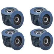 40PACK - 4 1/2" Assorted Grit Zirconia Flap Discs Sanding Disc Grinding Wheel...