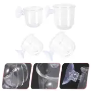 4 Pcs Fish Tank Live Plants Automatic Feeder Feeders Blood Worm