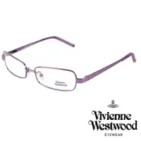 在飛比找momo購物網優惠-【Vivienne Westwood】經典水鑽格菱紋光學眼鏡