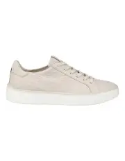 [ECCO] Street Tray Leather Sneaker in Beige