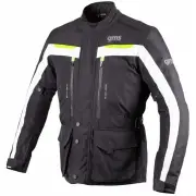 Gear Black White Neon Yellow Textile Jacket