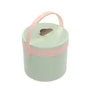 Ice Cube Tray with Lid and Storage Bucket Bin Handle Easy-Release Flesible Food Grade Silicone Mini Ice Mold Container White