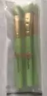 Slmissglam 3 Piece Set Mint Green Make Up Brushes Blend Contour Blush New in Pkg