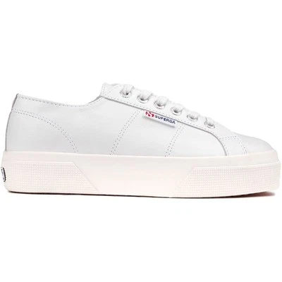 Superga Womens 2740 Platform Nappa Platforms Sneakers White