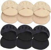 [Beatifufu] 6 Pack Women's Half Palm Socks Toe Socks Invisible Forefoot Non-slip Separated Finger for Summer