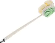 Healeved Scrubber Back Brush Shower Brush for Shower Brush Dead Skin Remover Bath Brush Long Handle for Shower Back Scrub Brush Shower Brush with Long Handle White