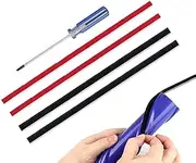 4 Plush Strips Only for Dyson Original V8 V10 Direct Drive Roller Brushes Strips with Screwdriver