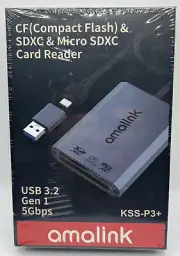 CFexpress Type B/SD USB 3.2 Gen 1 Card Reader - Dual Slot Adapter. SEALED