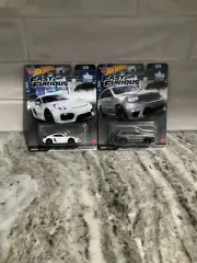 Hot Wheels Premium Fast & Furious Jeep Trackhawk & Porsche 718 Cayman Lot of 2