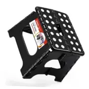 Folding Step Stool Foldable Stool Height Kids Step Stool, 300 7.5 Inch Black
