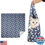 Poochies Sprouts 35.4'' Cat Wrap for Cutting Nails, Cat Restraint for Nail Cl