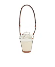 Maison Margiela Woven Drawstring Shoulder Bag One size white