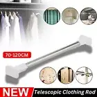 Extendable Curtain Tension Rod S.S Telescopic Shower Pole Rail Adjust Wardrobe