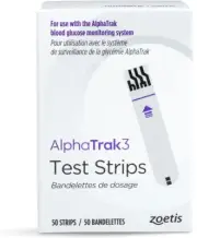 Alphatrak 3 Test Strips for Use with AT3 Blood Glucose Monitoring System for-Cat