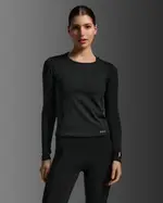 Ignition Grid Base Layer, 2XU, S, Black/Silver Reflective, Female