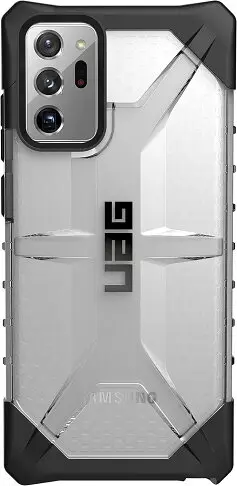 【美國代購】UAG Samsung Galaxy Note20 Ultra 5G [6.9英寸屏幕]堅固輕巧的超薄防震手機殼 透灰