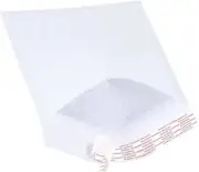 1000 #1 7.25x12 White Kraft Paper Padded Bubble Envelopes Mailers Shipping...