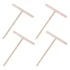 4Pcs T Shape Crepe Maker Pancake Batter Wooden Spreader Stick, Wooden Crepe1607
