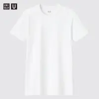 在飛比找蝦皮購物優惠-UNIQLO 女裝 白色圓領T恤 短袖T恤 白T 合身T恤 